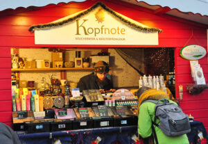 Stand - Kopfnote, Weihnachtsmarkt im Türkenschanzpark