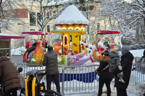 Karussell - Riesenseifenblasen, Türkenschanzpark, Weihnachtsmarkt